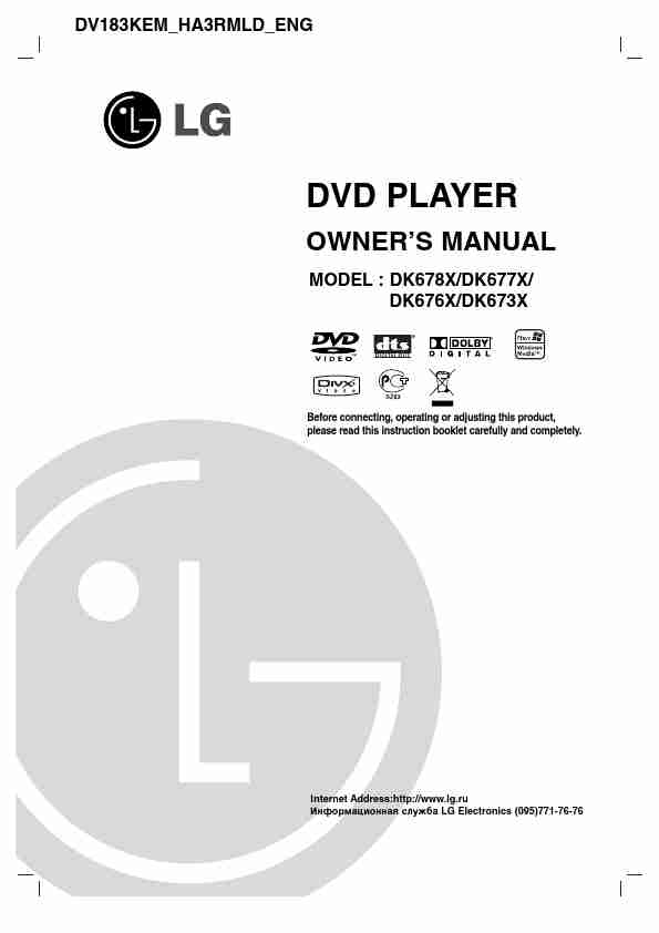 LG Electronics DVD Player DK676X-page_pdf